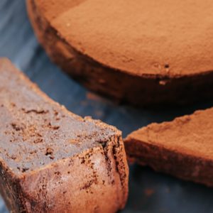 Flourless Chocolate Fudge Cake (gf,nf)